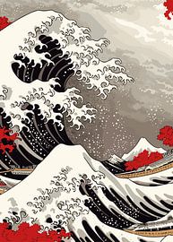 Japanese Painting Ukiyo by Cross