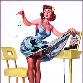 Pin Up Girl van Brian Morgan