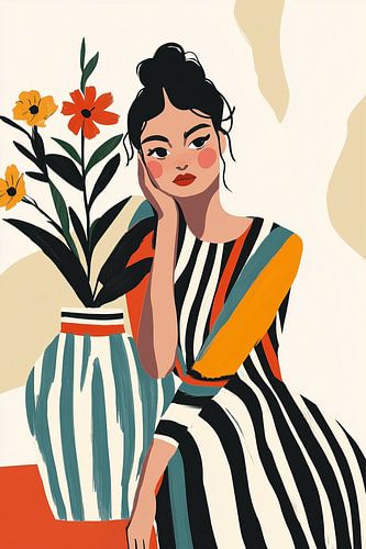 Penser aux rayures et aux fleurs