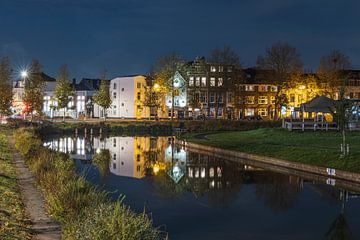 Catharijnesingel in Utrecht in de avond van Karin Riethoven