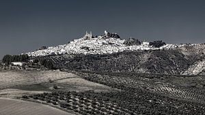 Olvera, Andalusien in Schwarzweiß, Spanien