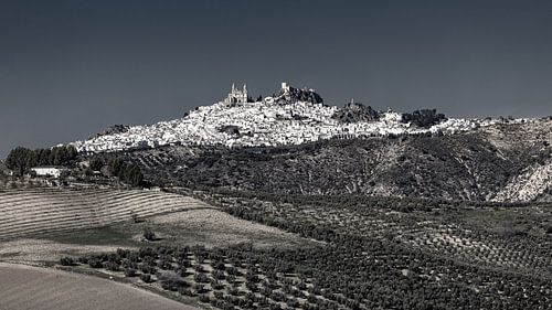 Olvera, Andalusië in monochroom, Spanje