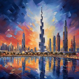 Burj Khalifa Dubai van TheXclusive Art