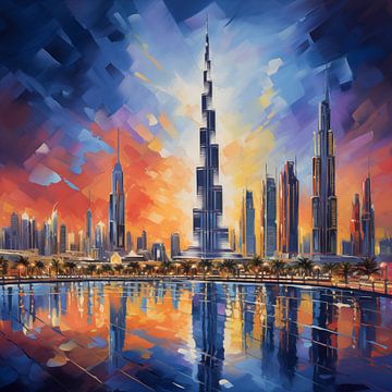 Burj Khalifa Dubai by TheXclusive Art