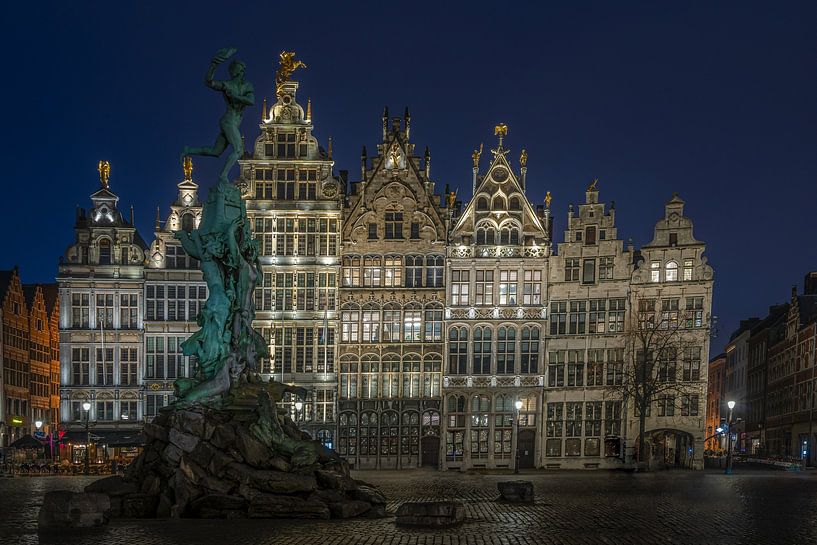 Grote Markt in Antwerp by Dennis Donders
