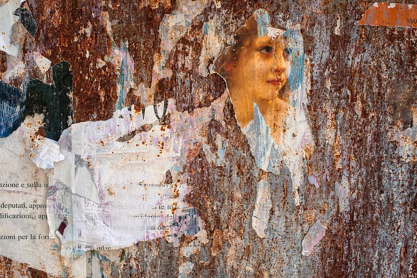 Collage mit Rost von Hanneke Luit