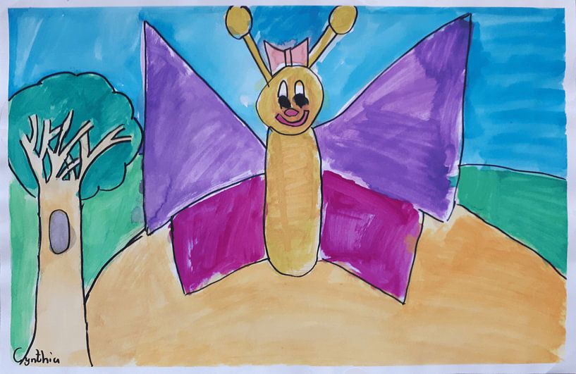 Shapes Butterfly by Cynthia Seinen