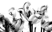 Tulpen in zwart/wit von Iris van Loon Miniaturansicht