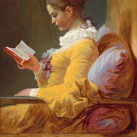 Lezend meisje, Jean-Honoré Fragonard (Gezien bij VT Wonen)