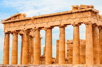 Het Parthenon - is een voormalige tempel op de Atheense Acropolis, van Yevgen Belich