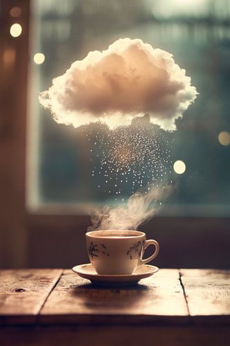 Koffie wolk