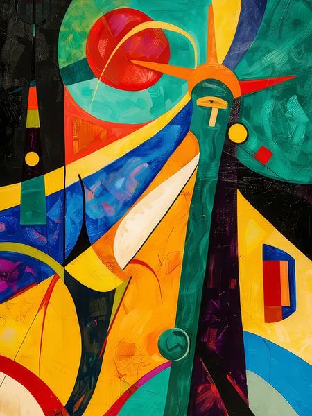 Liberty Stijl Abstract van TOAN TRAN