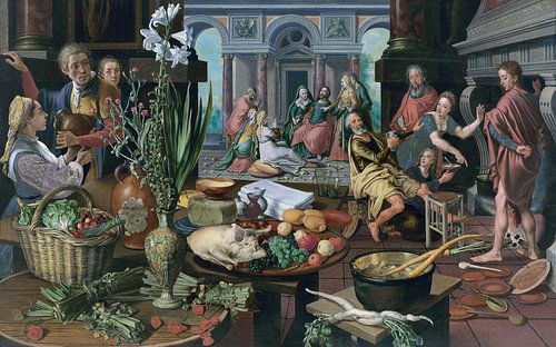 Christus in het huis van Martha en Maria, Pieter Aertsen, Pieter Aertsen