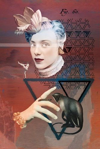 Trinity (1 van 4) roestbruin, warm grijs, zwart, petrol