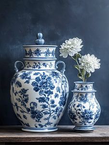 Duo en bleu de Delft