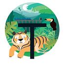 T: Tiger in den Tropen von Hannahland . Miniaturansicht