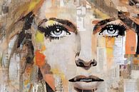 Mila | Modern Portret Schilderij van ARTEO Schilderijen thumbnail