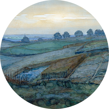 Landschap bij Arnhem, Piet Mondriaan