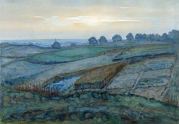 Landschap bij Arnhem, Piet Mondriaan