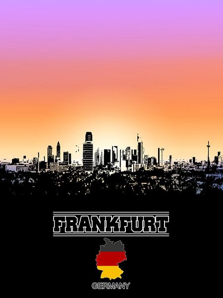 Frankfurt von Printed Artings