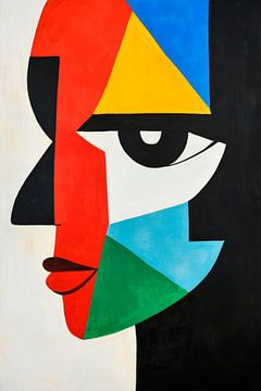 Geometric soul - play of colours by Poster Art Shop