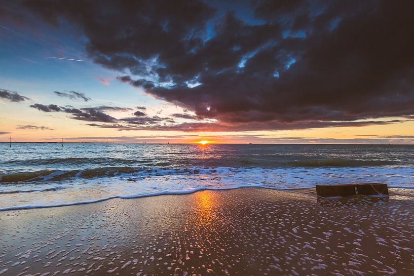 Coucher de soleil sur la plage par Andy Troy