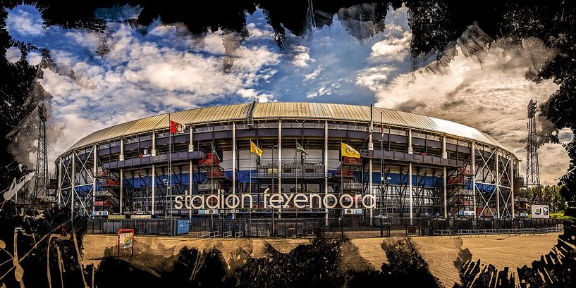 Feyenoord ART Rotterdam Stadion "De Kuip" Front von MS Fotografie | Marc van der Stelt