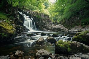 Wandern im Wald