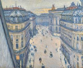 Gustave Caillebotte – Rue Halévy, View from the Sixth Floor (1878)