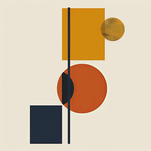 Cirkel en lijn - Minimalistische meetkunde