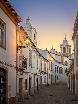 Zonsondergang in Lagos, Portugal