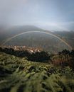 Double rainbow, Madeira. by Larissa van Hooren thumbnail