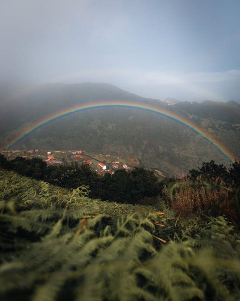 Double arc-en-ciel, Madère. par Larissa van Hooren