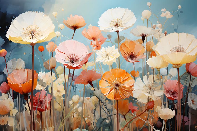 The delicate flower meadow by Heike Hultsch