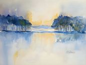 Zonsondergang van Rita Tielemans Kunst thumbnail
