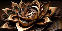 Lotus Flower Abstract V by Jacky thumbnail