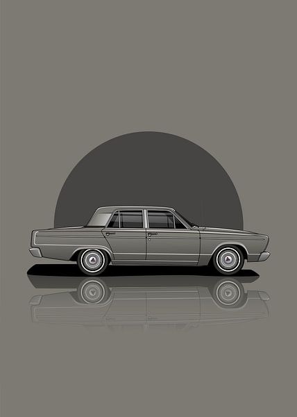 Kunst 1966 Chrysler Valiant VC Sedan van D.Crativeart