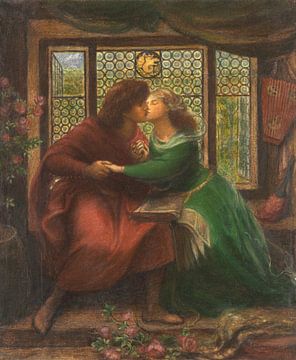 Paolo en Francesca da Rimini, Dante Gabriel Rossetti