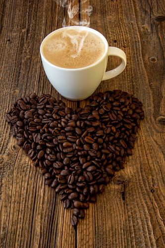 Koffiepauze met hart