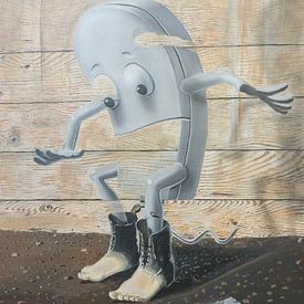 mouse in  shoes by Paul Smit