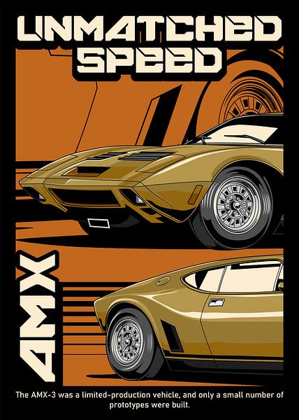 AMC AMX/3 Amerikanischer Sportwagen von Adam Khabibi