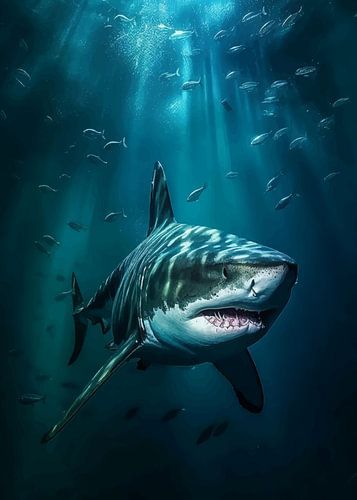 Shark in the ocean