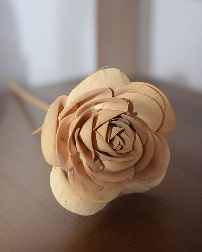 Rose en bois