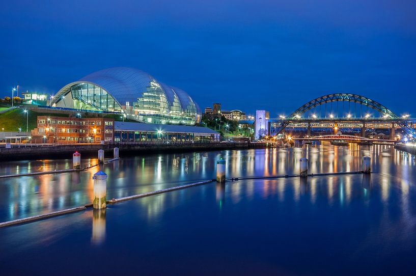 Newcastle by Night par Bert Beckers