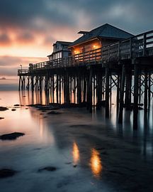 Pier at sunset