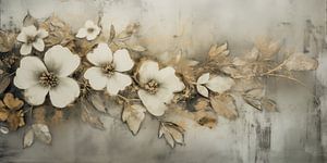 Blumen und Gold