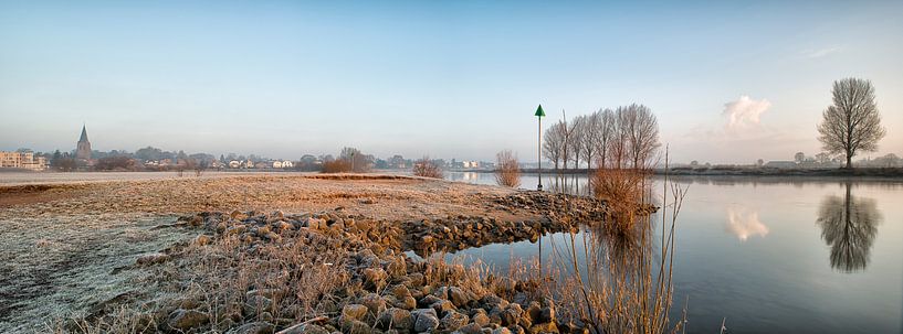 Vroege ochtend Dieren IJssel Gelderland van Mart Stevens