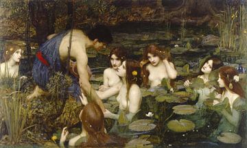 Hylas en de nimfen, John William Waterhouse