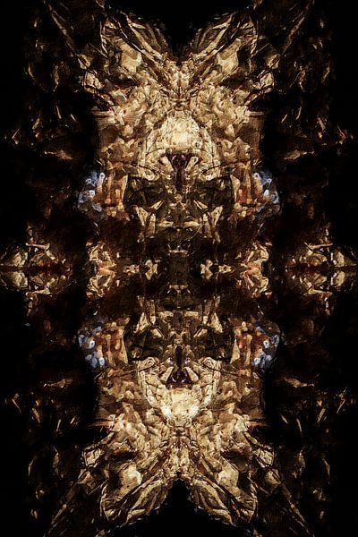 Painting gold with black by Digitale Schilderijen