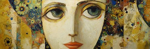 Woman with flowers by Art Whims